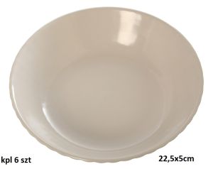 PROM.ZESTAW 6 TALERZY GŁEBOKICH CERAMICZNYCH