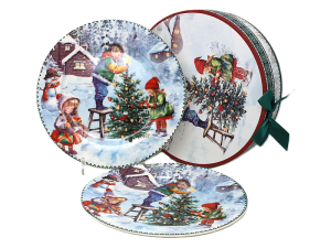 KPL.DWÓCH TALERZY DESEROWYCH BOX-18