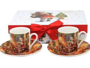 KPL. 2 FILIŻANKI+ TALERZYKI BOX-48