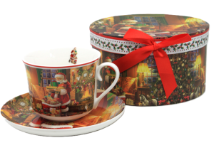 KPL. FILIZAŻANKA+TALERZYK+ŁYŻECZKA BOX-36