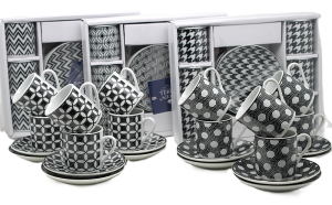 KPL. 6 FILIŻANEK Z TALERZYKAMI BOX 24