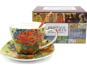 FILIŻANKA+SPODEK+ŁYŻECZKA BOX-24