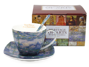 FILIŻANKA+TALERZYK+ŁYŻECZKA BOX-24