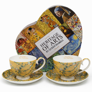 KPL. 2 FILIŻANKI+2 SPODKI BOX-12