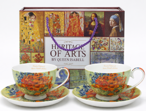 KPL. 2 FILIŻANKI+2 SPODKI BOX-12