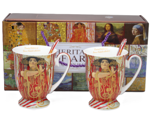 KPL. 2 KUBKÓW Z ŁYŻECZKAMI BOX-12