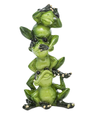 FIGURKA ŻABA 8X5,5X14,8CM /32