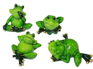 FIGURKA ŻABA 3-5X4,5-7,5CM /144/4